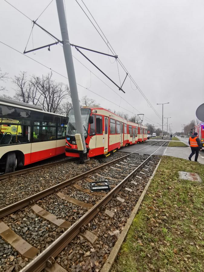 Wypadek tramwaju