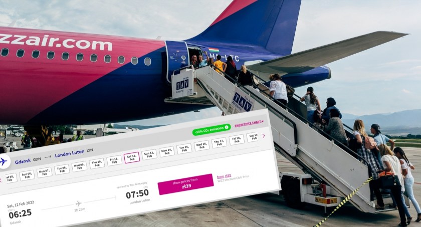 Wizz Air ogłosił dwudniową promocję na loty z Gdańska do Wielkiej Brytanii - Zdjęcie główne