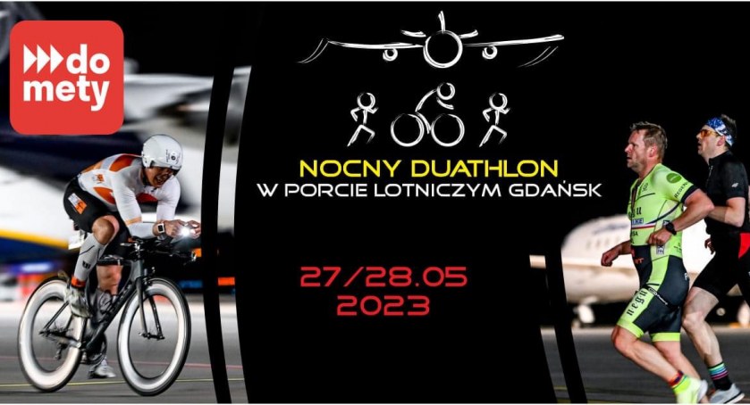 Biegacze i rowerzyści na płycie lotniska. Trwają zapisy na Duathlon - Zdjęcie główne