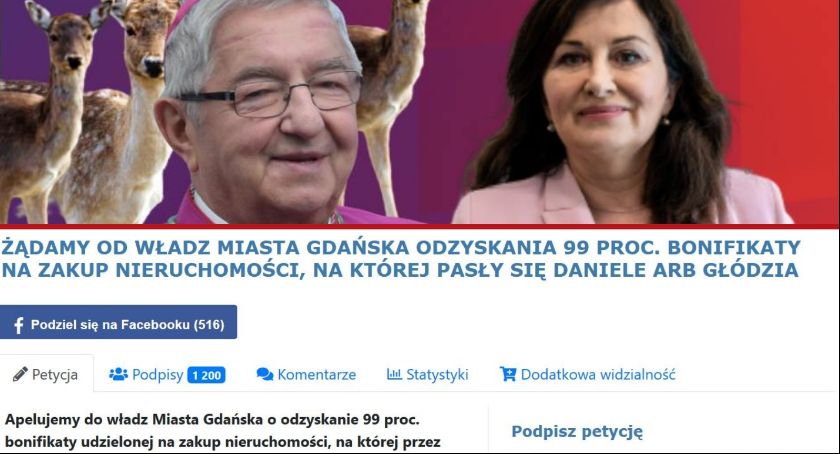 Powstaje petycja do prezydent Gdańska o odzyskanie bonifikaty za działkę abp. Głódzia - Zdjęcie główne