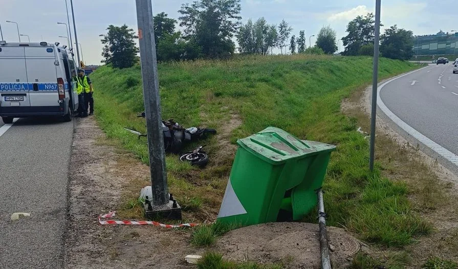 Śmiertelny wypadek na Obwodnicy Trójmiasta. Motocyklista zginął na miejscu - Zdjęcie główne