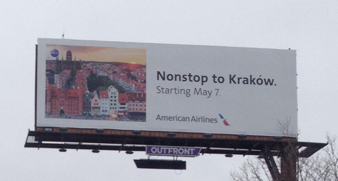 Gdańsk udaje Kraków w reklamie American Airlines - Zdjęcie główne