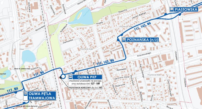 Więcej autobusów dowiezie pasażerów pod dworzec w Oliwie - Zdjęcie główne