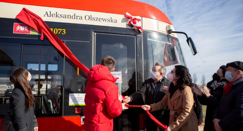 Opiekunka Placu Solidarności kolejną patronką gdańskiego tramwaju - Zdjęcie główne