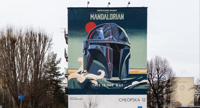 Mandalorian w gdańskim wydaniu. Nowy mural na Przymorzu - Zdjęcie główne