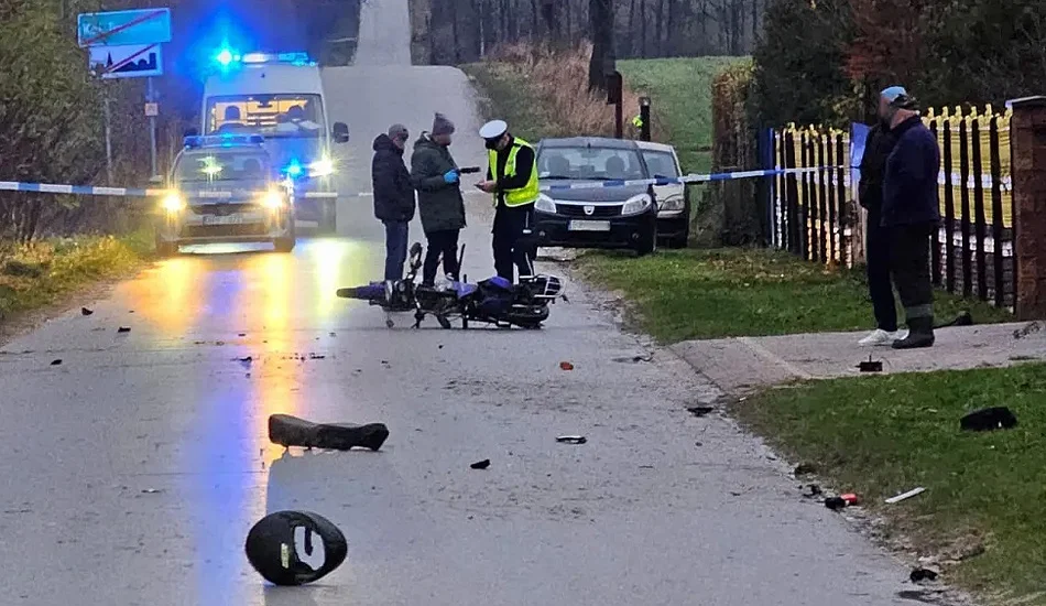 Śmierć na drodze w powiecie piotrkowskim. Sprawca uciekł z miejsca - Zdjęcie główne