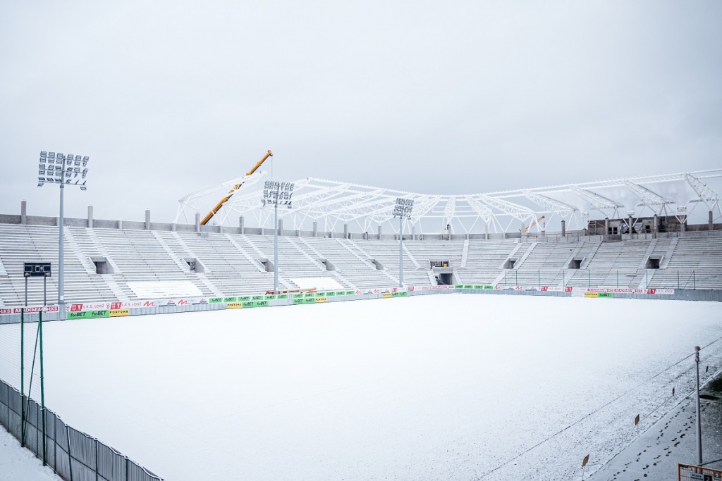 Budowa stadionu ŁKS-u. Jest nadzieja na wcześniejsze ukończenie prac - Zdjęcie główne