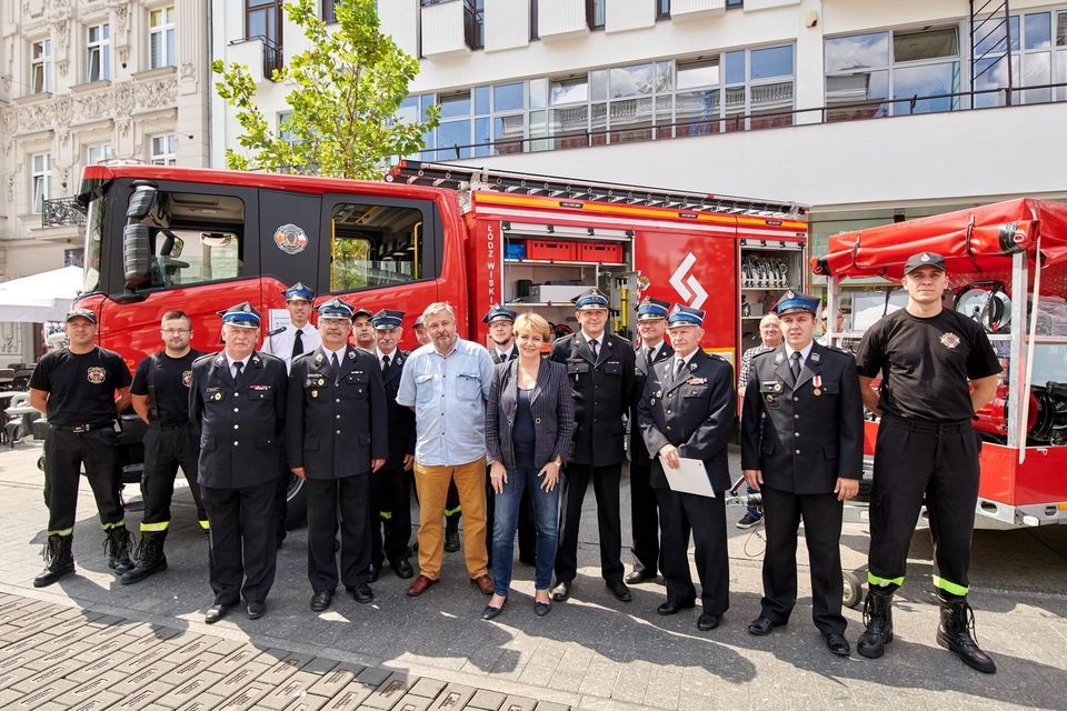 Okradzeni strażacy z OSP Wiskitno z niespodziewaną pomocą ze strony Hanny Zdanowskiej - Zdjęcie główne
