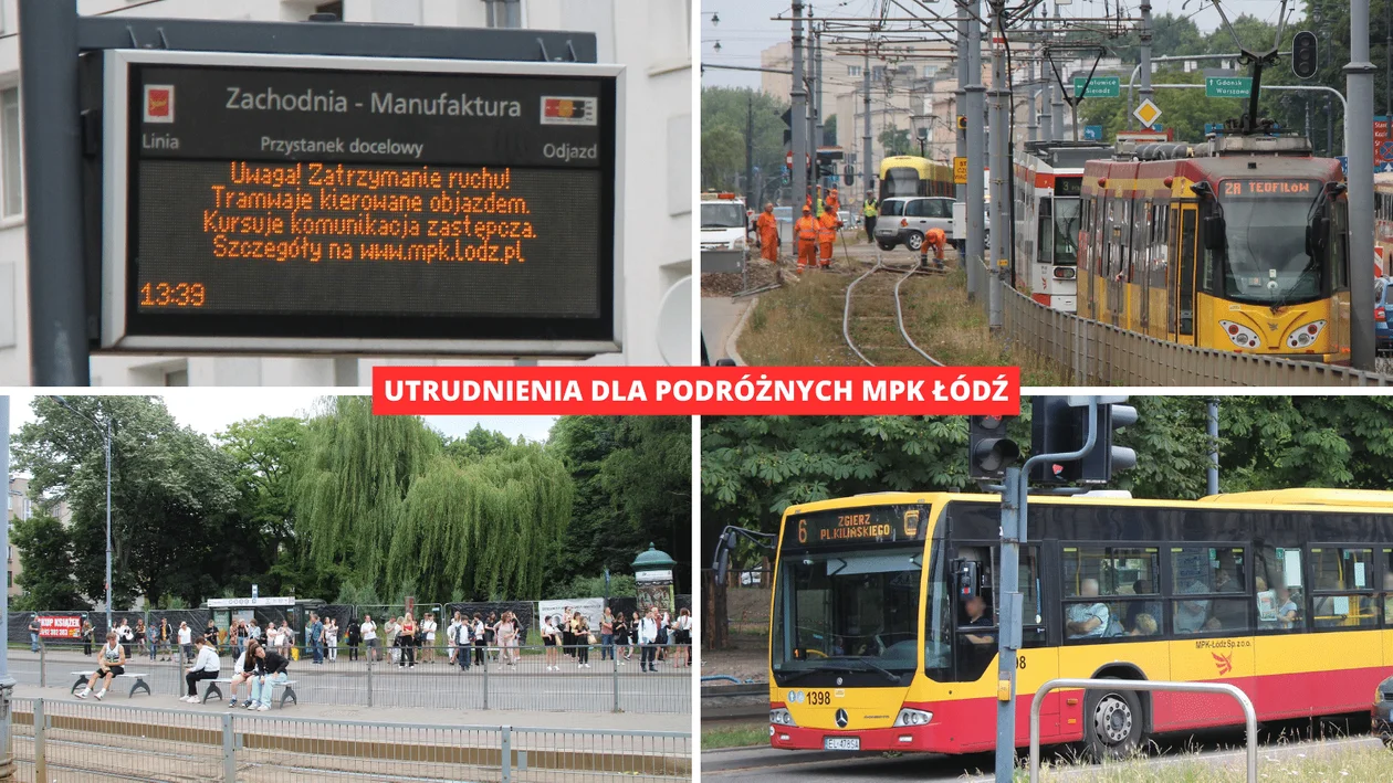 Kolejne wykolejenie tramwaju MPK Łódź na Zachodniej. Kilka godzin komunikacji zastępczej [ZDJĘCIA] - Zdjęcie główne