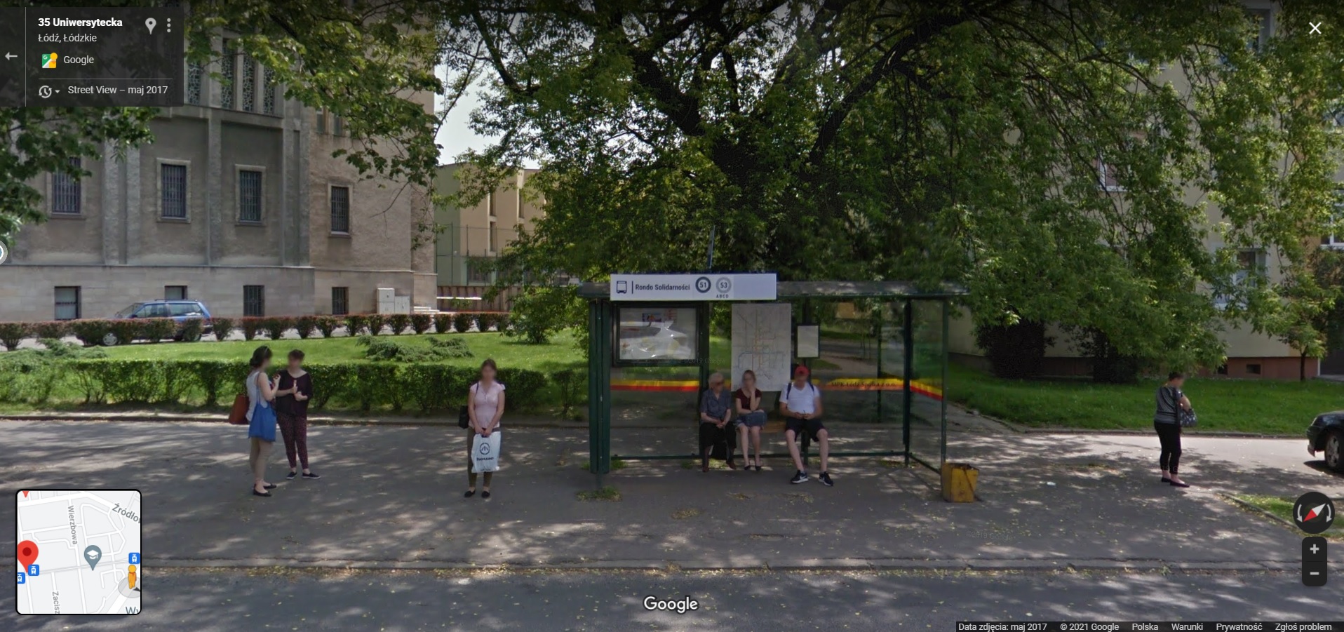 Mieszkańcy łódzkiego Śródmieścia przyłapani przez Google Street View [zdjęcia] - Zdjęcie główne