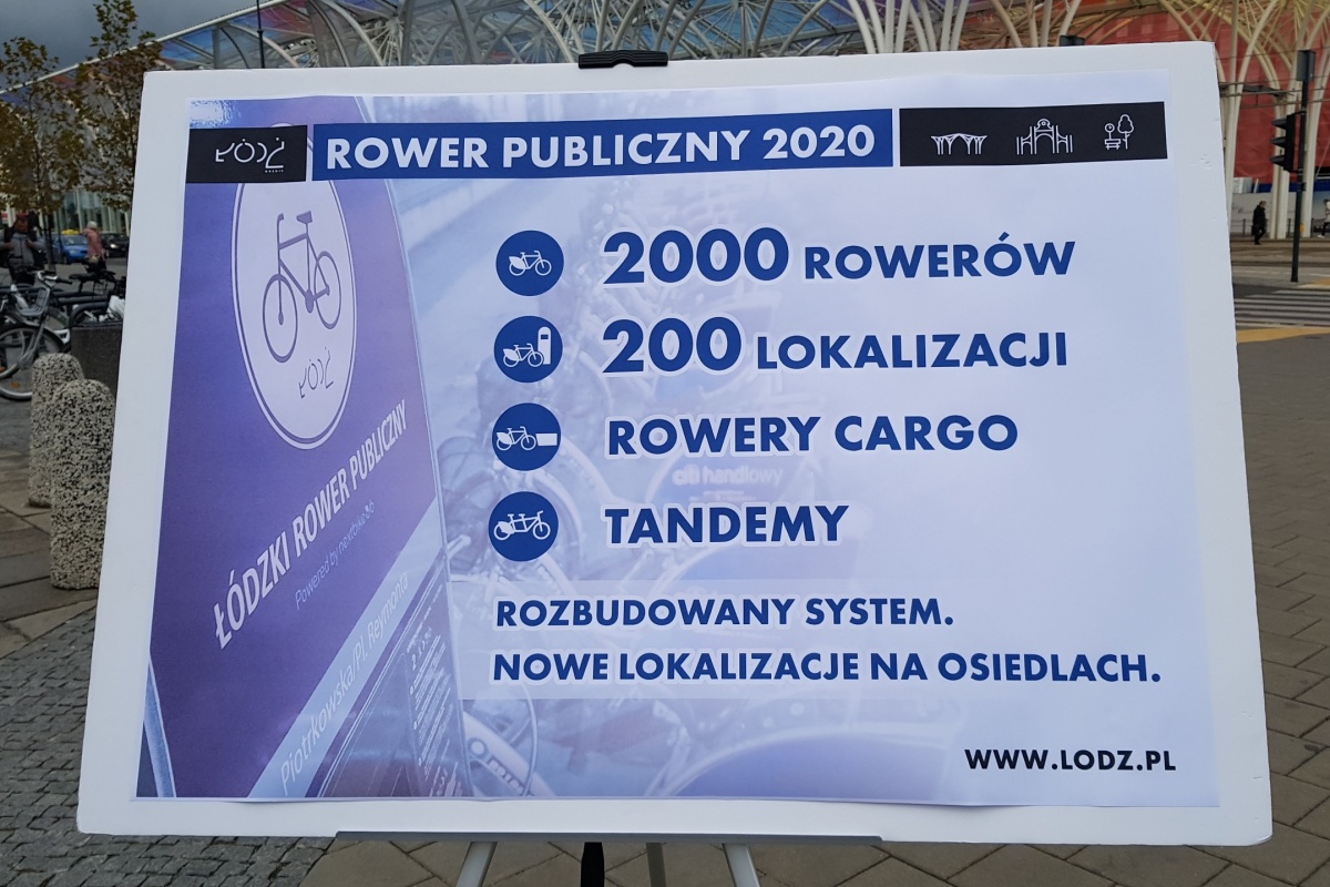 Łódzki Rower Publiczny od nowa. Przetarg na kolejne 4 lata systemu w Łodzi [WIDEO]  - Zdjęcie główne