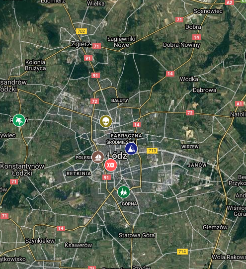 Mapa klasyków Internetu Łódź. Jakie znane filmy z YouTube znalazły się na mapie Łodzi? [wideo]  - Zdjęcie główne