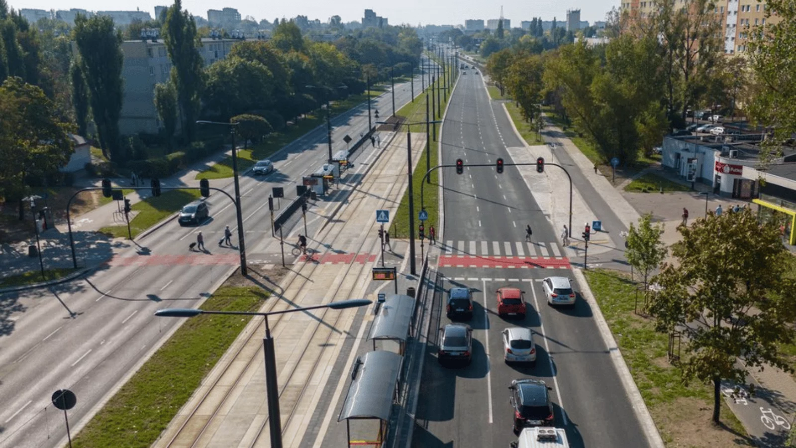 Zakończył się remont ważnego odcinka alei Śmigłego-Rydza w Łodzi. Sprawdź najnowsze informacje [ZDJĘCIA] - Zdjęcie główne