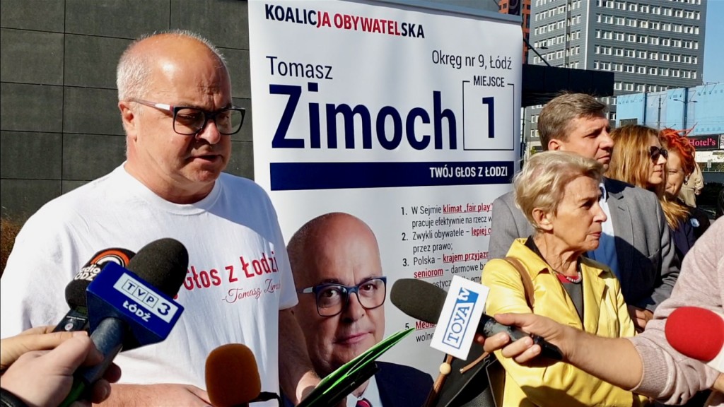 „Pomoże mi pan, panie Tomku?” Tomasz Zimoch i entuzjazm wyborczy Koalicji Obywatelskiej [WIDEO] - Zdjęcie główne