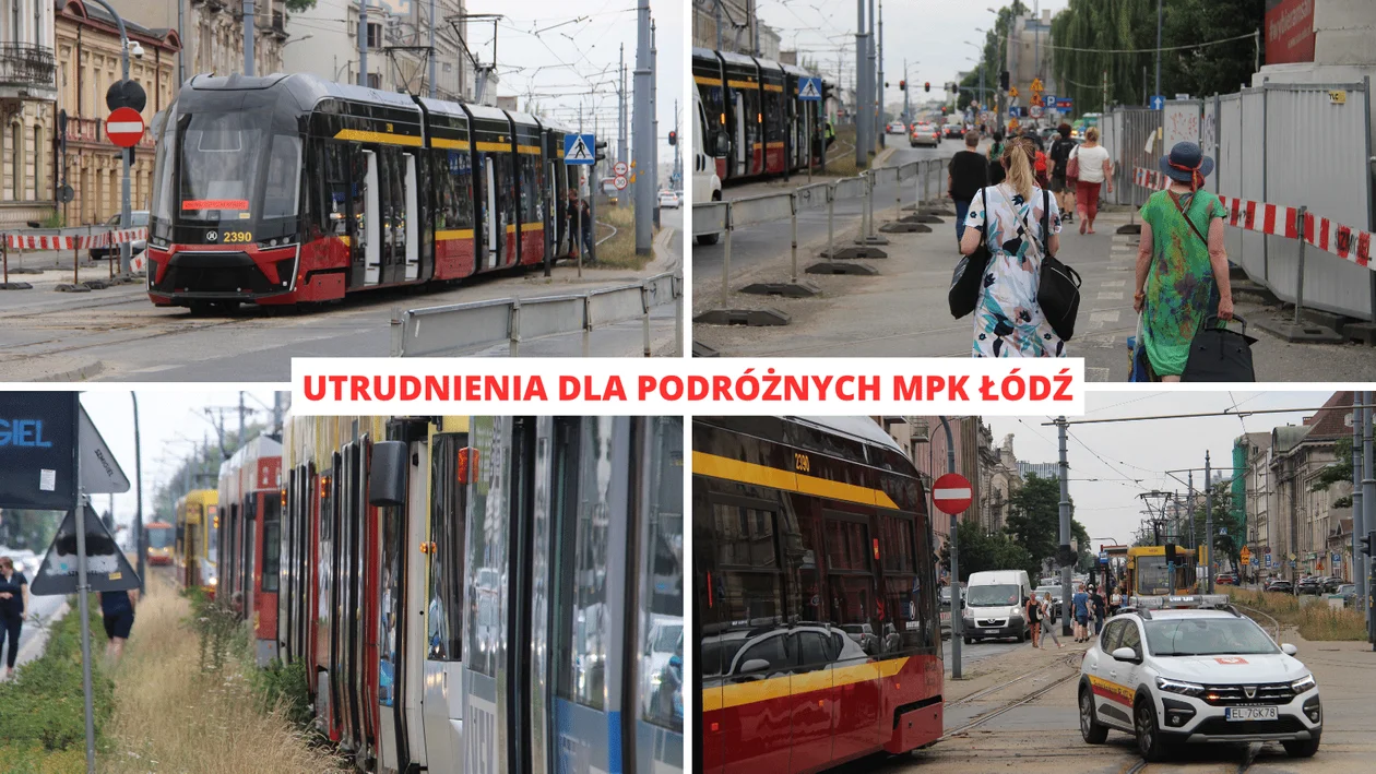 Moderus zablokował ulicę Zachodnią w Łodzi. Utrudnienia dla podróżnych MPK Łódź [ZDJĘCIA] - Zdjęcie główne