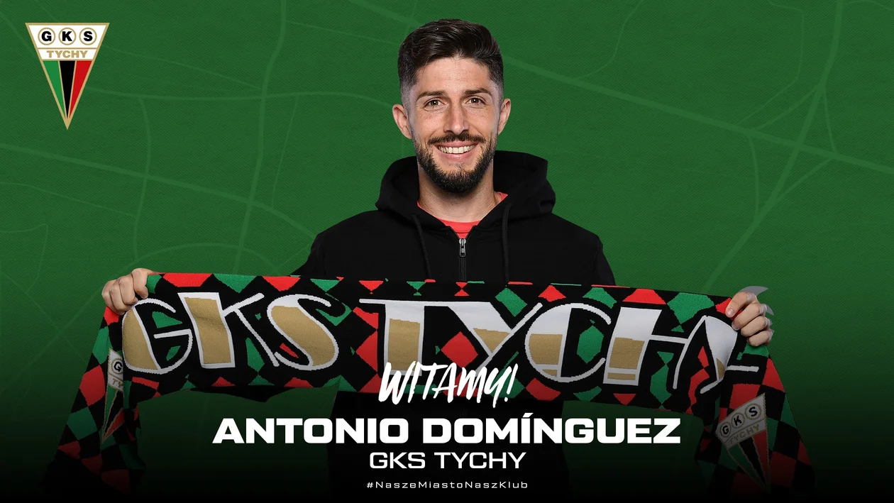 Antonio Domínguez szczęśliwy z noszenia barw GKS-u Tychy - Zdjęcie główne