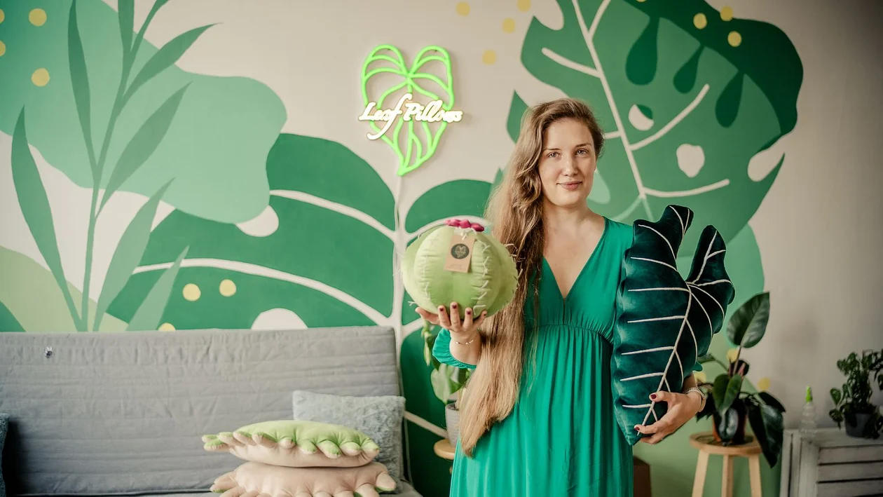 Anna Grochocka z Łodzi tworzy rośliny do przytulania [wideo I zdjęcia] - Zdjęcie główne