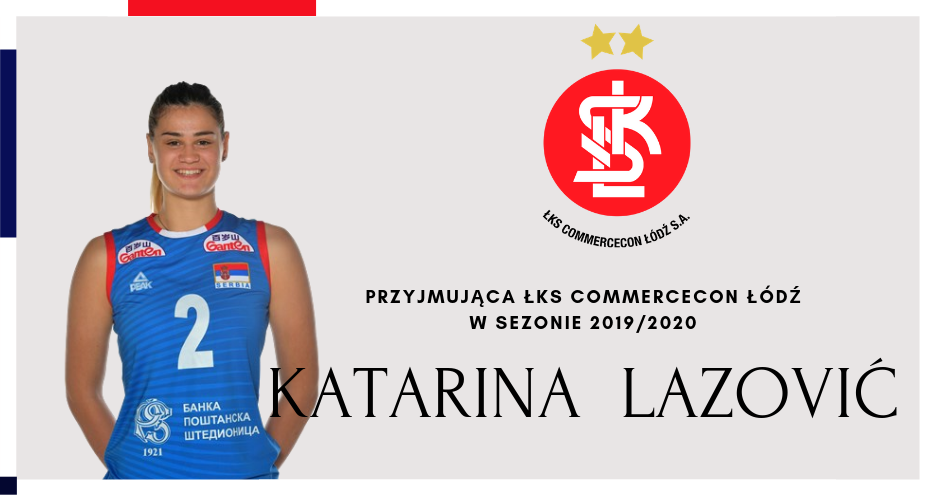 Oficjalnie: Katarina Lazović nową przyjmującą ŁKS-u - Zdjęcie główne