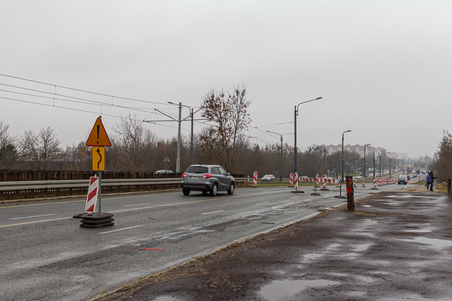 Start remontu na Przybyszewskiego. Utrudnienia w ruchu dla kierowców i MPK Łódź [17.11.2021]  - Zdjęcie główne