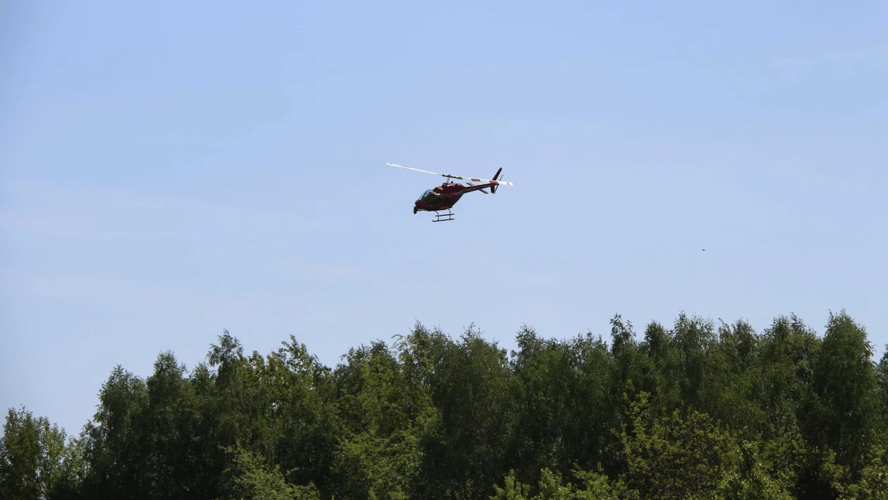 Nad Łodzią pojawił się tajemniczy helikopter. Jego dźwięk było słychać nad całym miastem [ZDJĘCIA, WIDEO] - Zdjęcie główne