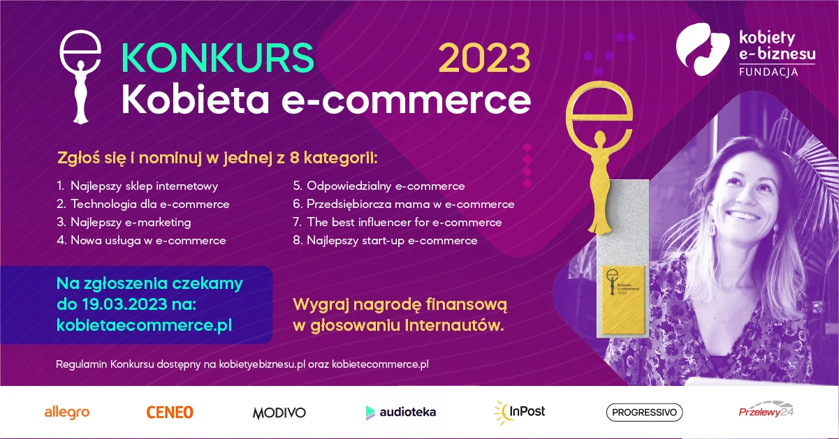 Ruszył ogólnopolski konkurs Kobieta e-commerce 2023 promujący kobiecą przedsiębiorczość i start-upy - Zdjęcie główne