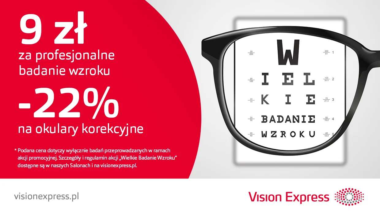Wielkie Badanie Wzroku - coraz więcej Polaków ze stwierdzoną wadą lub chorobą oczu - Zdjęcie główne