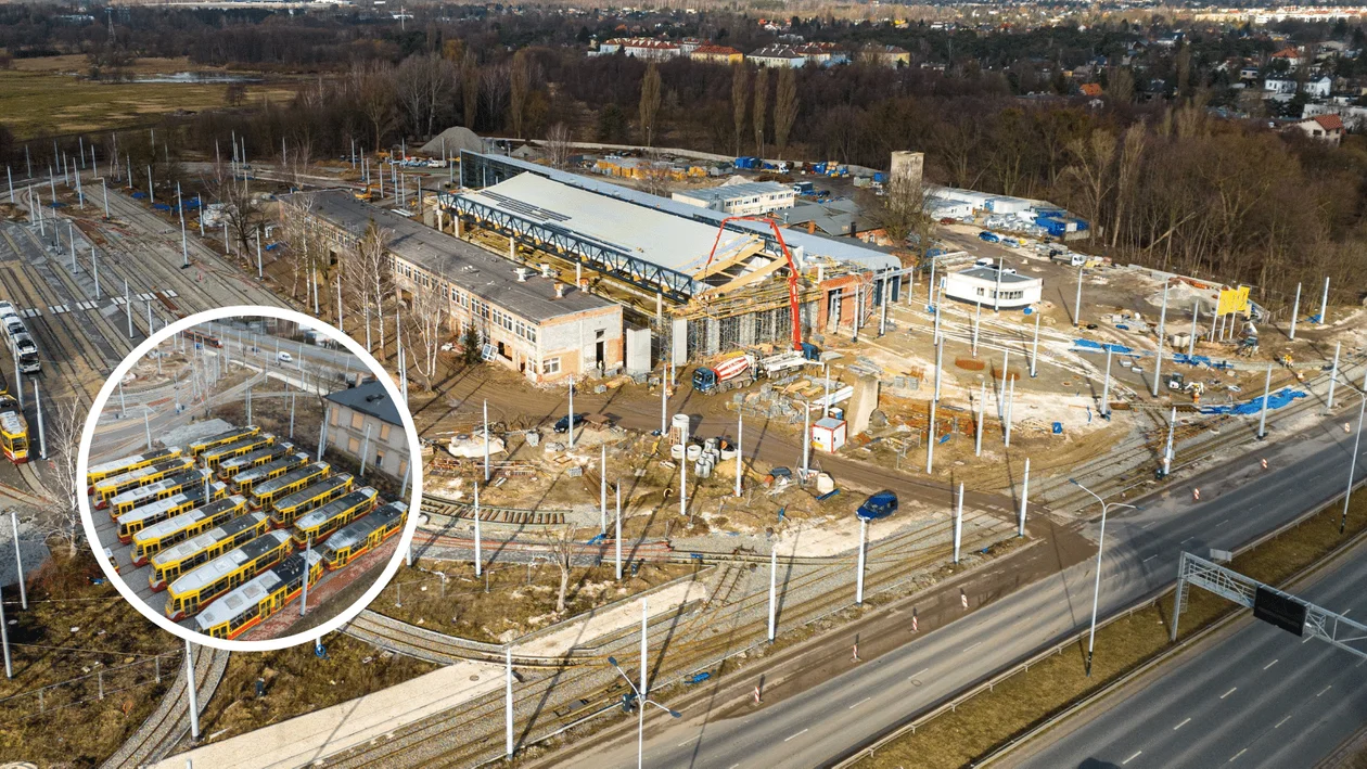 Na jakim etapie jest modernizacja zajezdni tramwajowej Chocianowice w Łodzi? Termin bardzo obiecujący [ZDJĘCIA] - Zdjęcie główne