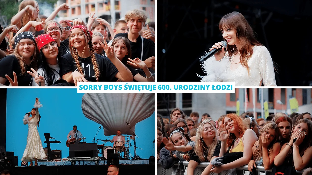 Sorry Boys otwierają niedzielne koncerty na 600. lat Łodzi przy Kościuszki. Fani warszawskiej grupy nie zawiedli [ZDJĘCIA] - Zdjęcie główne