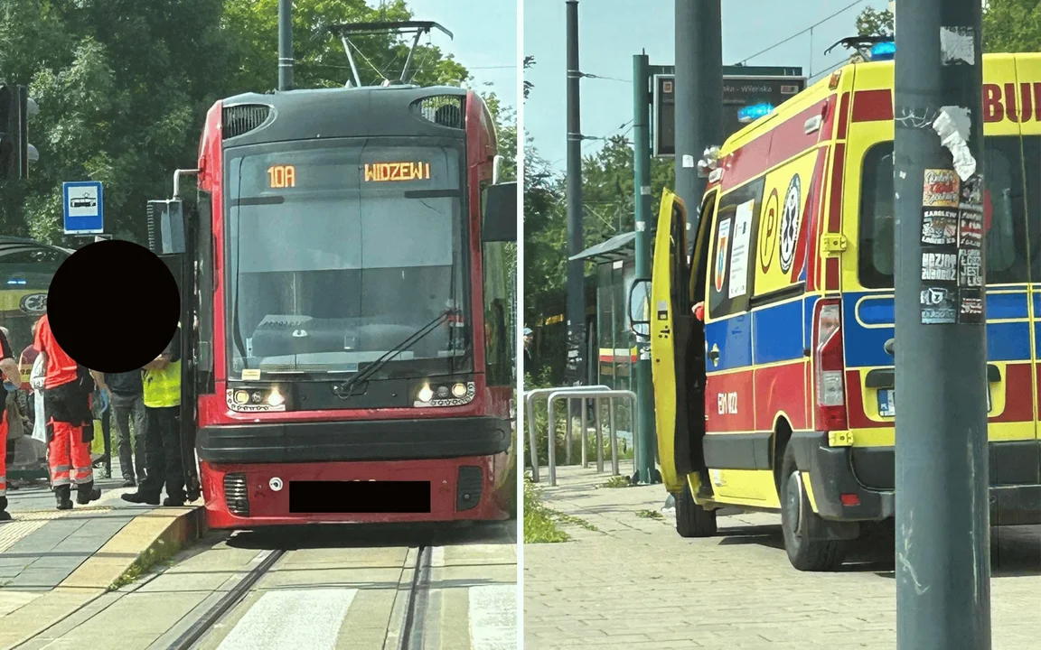 Pogotowie ratunkowe musiało interweniować w tramwaju MPK Łódź. Co tam się wydarzyło? [ZDJĘCIA] - Zdjęcie główne