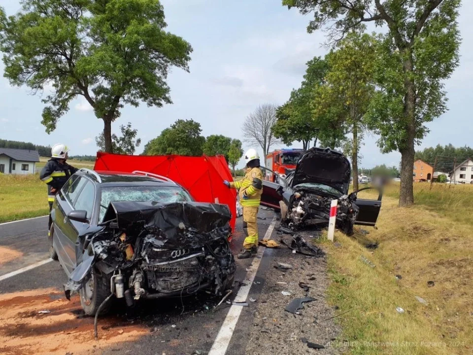 Wypadek w Łódzkiem. Dwie osoby nie żyją, poszkodowane dzieci - Zdjęcie główne