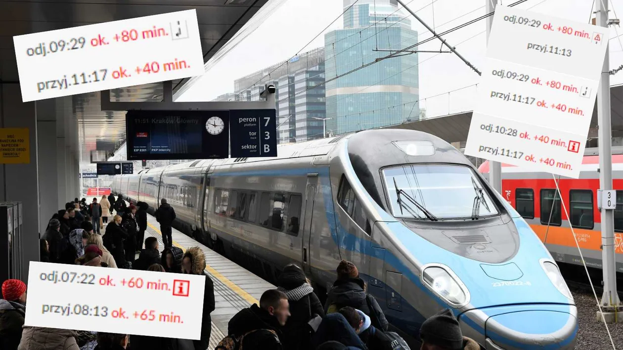 PKP wprowadza nagłą zmianę w rozkładzie jazdy pociągów! Wszystko przez ogromne opóźnienia na trasie Łódź – Warszawa - Zdjęcie główne