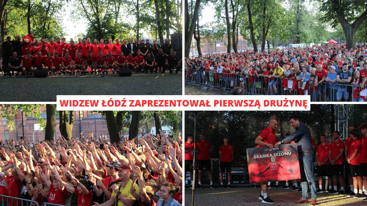 Piłkarskie emocje na Księżym Młynie. Widzew zaprezentował swoją pierwszą drużynę [ZDJĘCIA] - Zdjęcie główne