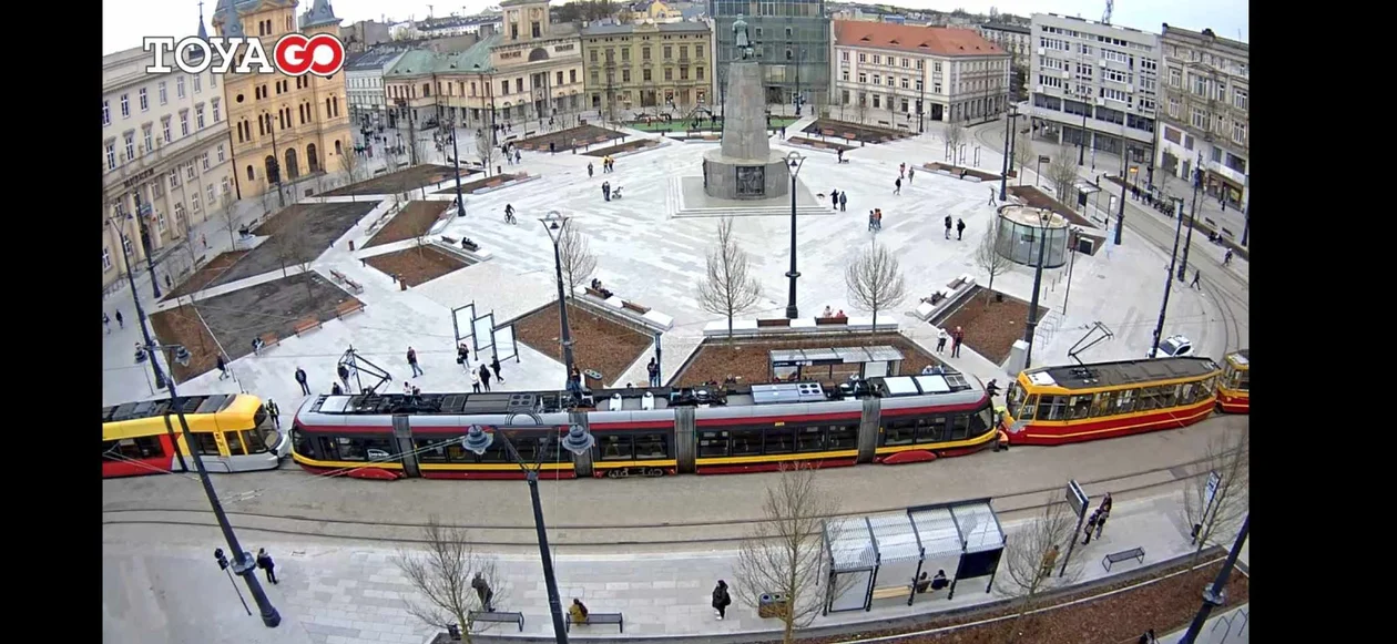 Zatrzymanie tramwajów w centrum Łodzi. Wytyczono objazdy dla kilku linii - Zdjęcie główne