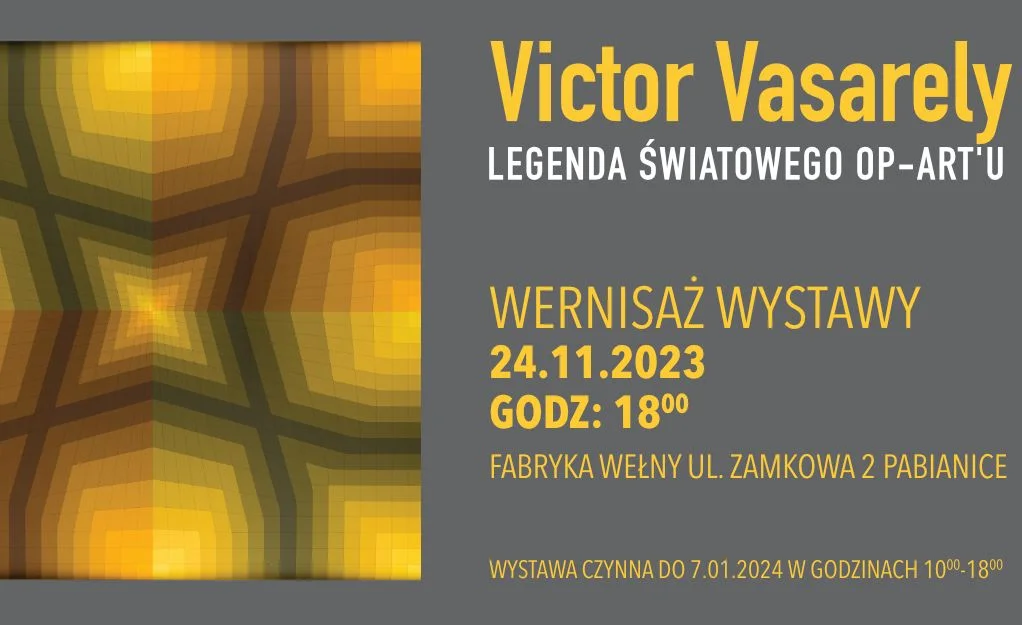 Victor Vasarely – wernisaż wystawy światowej legendy Op-Artu! - Zdjęcie główne