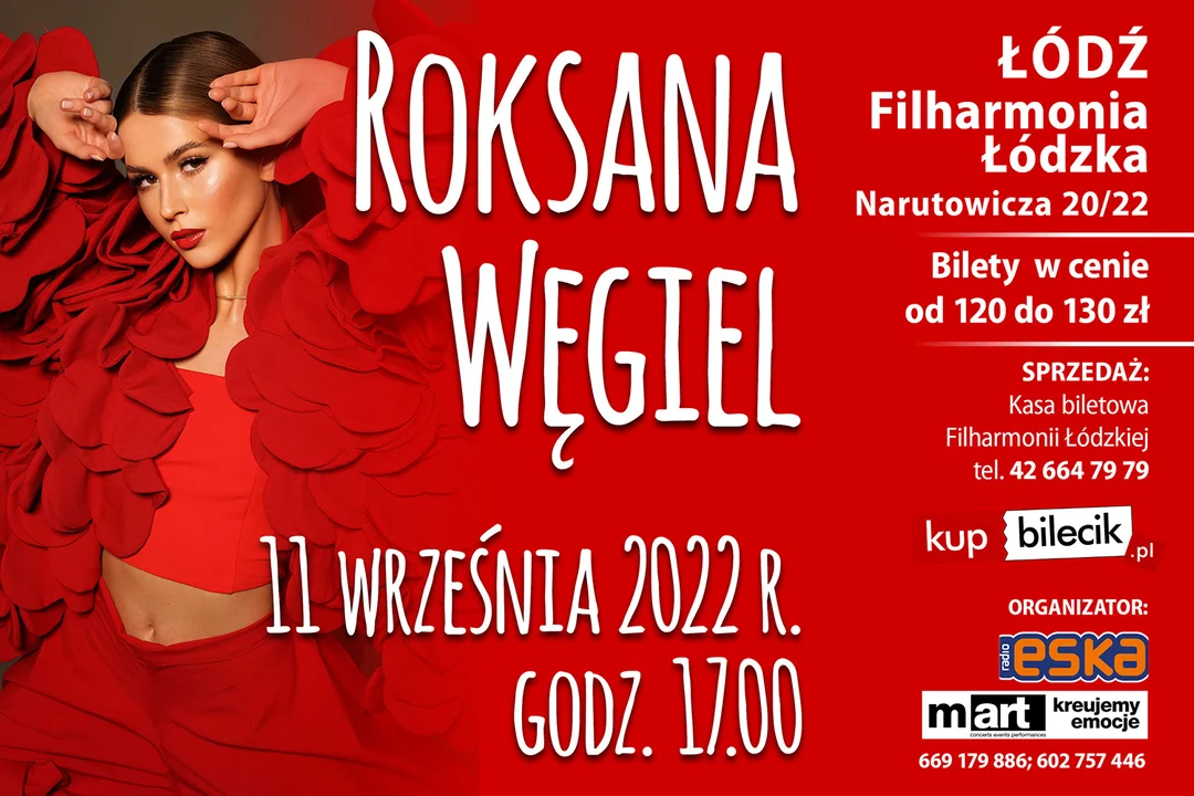 Koncert Roksany Węgiel w Łodzi - Zdjęcie główne