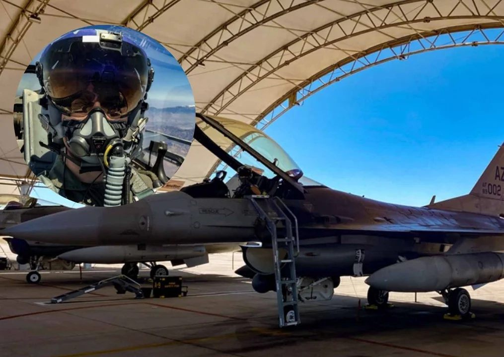 Polak szkoli pilotów F-16 w Arizonie. Wcześniej był instruktorem lotniczym w bazie niedaleko Łodzi - Zdjęcie główne