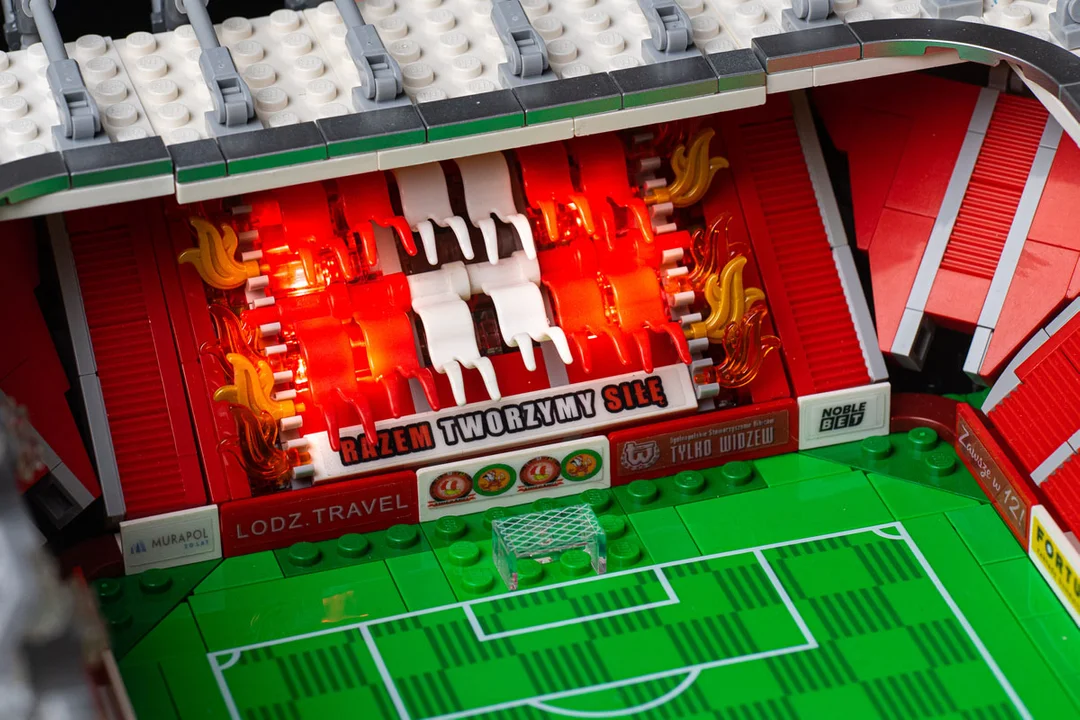 Michał Duda zbudował Stadion Widzewa Łódź z ponad 3 tysięcy klocków Lego [zdjęcia] - Zdjęcie główne
