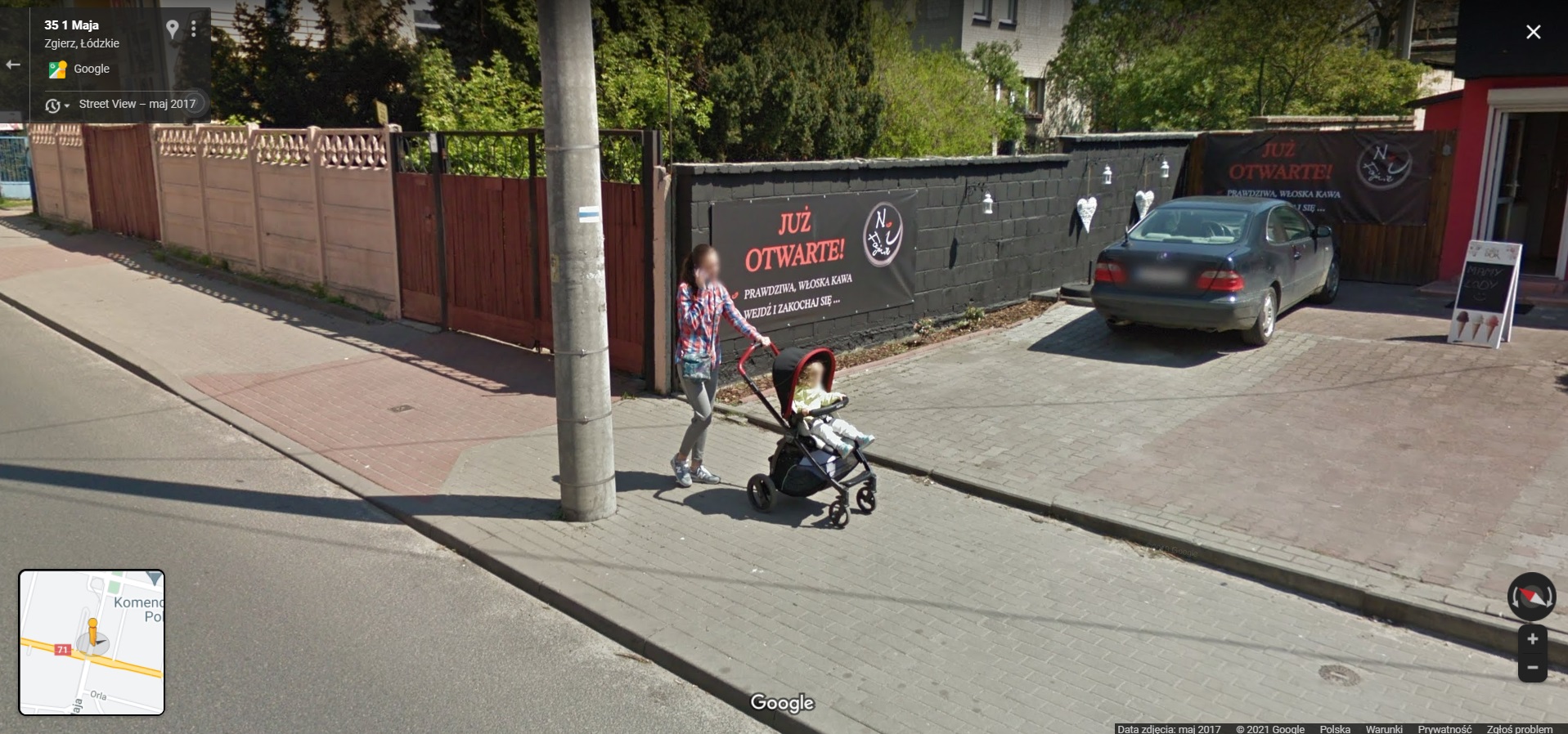 Mieszkańcy Zgierza przyłapani przez Google Street View [zdjęcia] - Zdjęcie główne