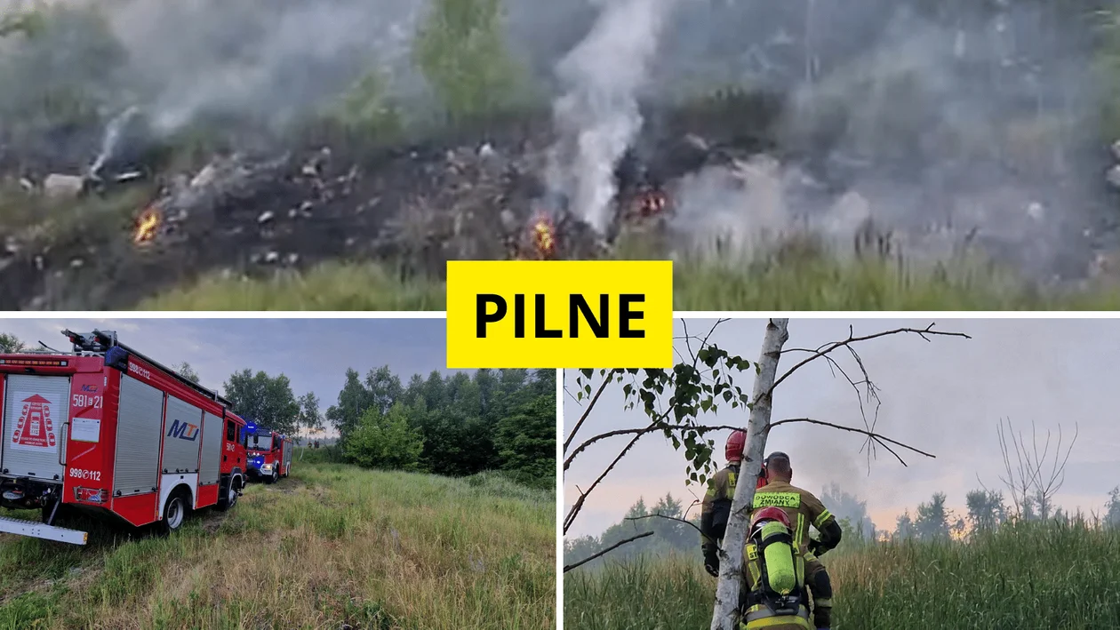 PILNE: Pożar na składowisku odpadów chemicznych w Zgierzu. Potężny smród w całym mieście [ZDJĘCIA] - Zdjęcie główne