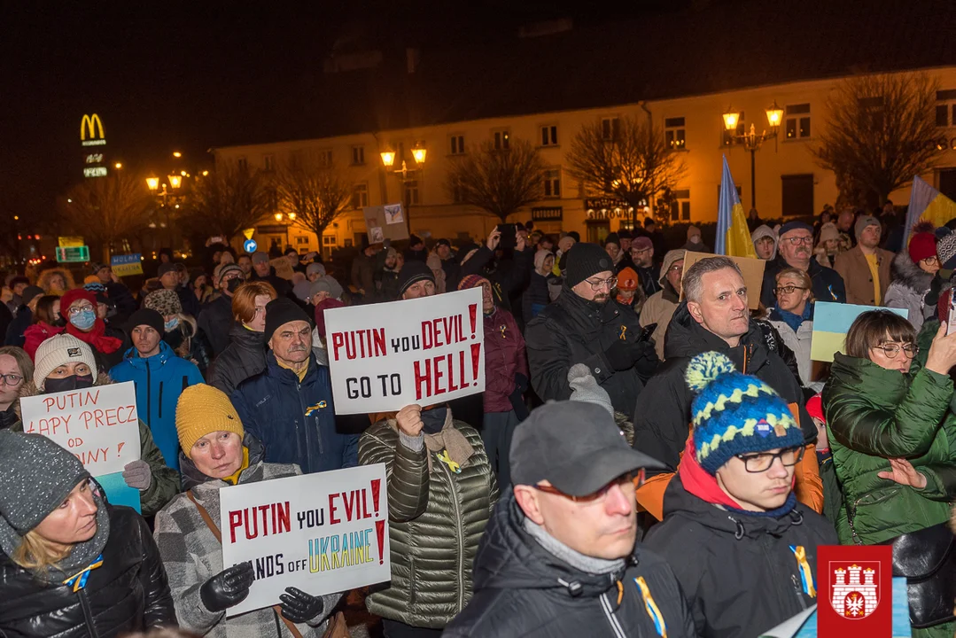 Zbiórki darów i manifestacje. Zgierzanie solidaryzują się z Ukrainą  - Zdjęcie główne