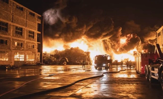 4 lata temu poszło wszystko z dymem. Na Borucie w Zgierzu wybuchł największy pożar w historii - Zdjęcie główne