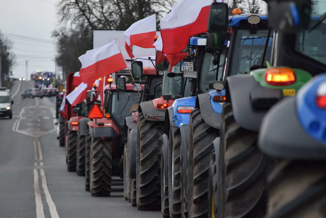 Protest rolników 27 lutego w Łódzkiem. Szturmem ruszą na Warszawę - Zdjęcie główne