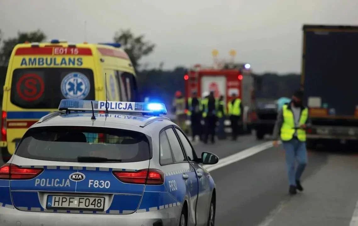 Wypadek pod Strykowem. Poważne utrudnienia w kierunku Łodzi - Zdjęcie główne